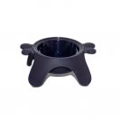 csúszásgátló, kutya, macska, etető, itató, tál, sötétékék
