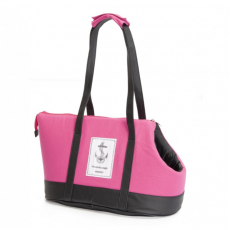 kutya, rózsaszín, hordozó, táska